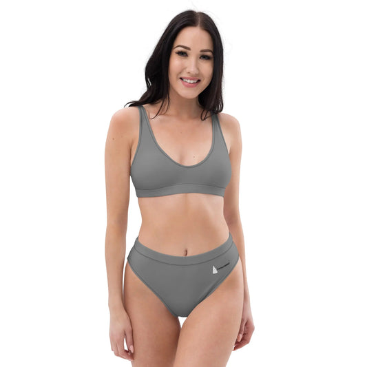 ZW Grey Recycled high-waisted bikini ANR:13004 ZeilenWind