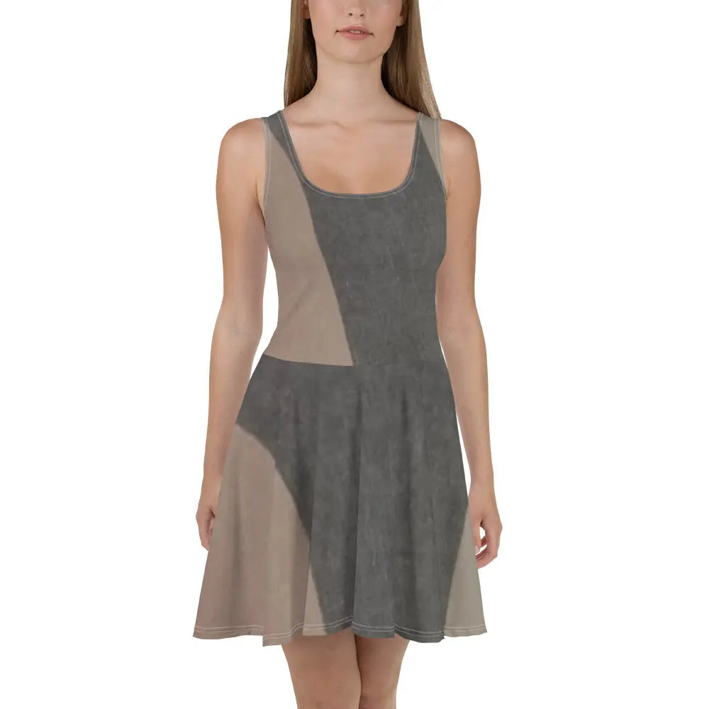 MYART ZW GREYSTRIPE Skater Dress ANR:20002 ZeilenWind