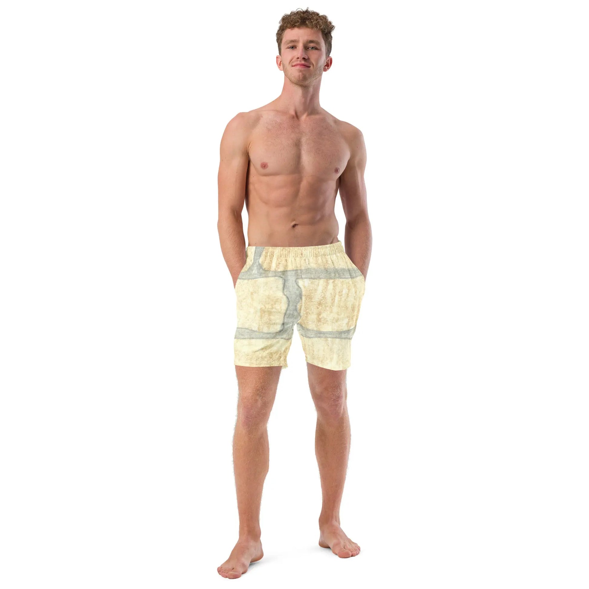 MYART ZW WALLGrid Men's swim trunks ANR:23002 ZeilenWind