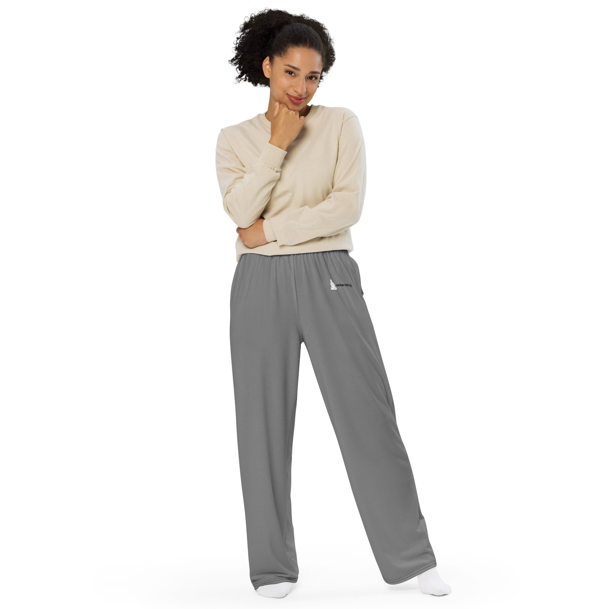 ZW Grey unisex wide-leg pants ANR:10011 ZeilenWind