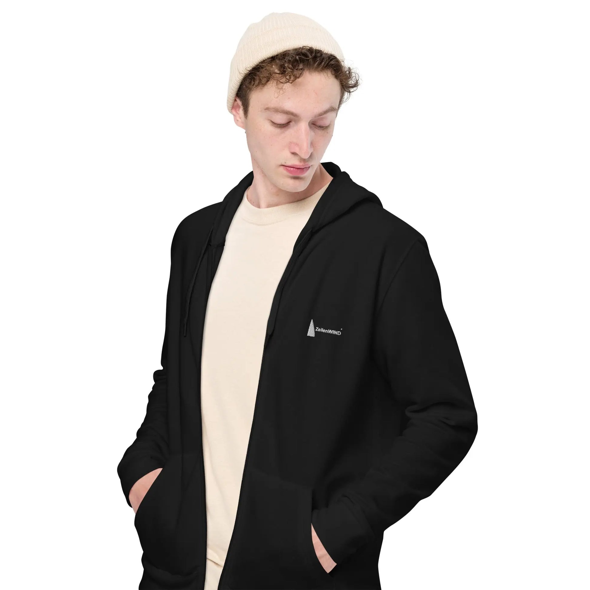 New ZW Unisex Standard Zip-Hoodie ZeilenWind