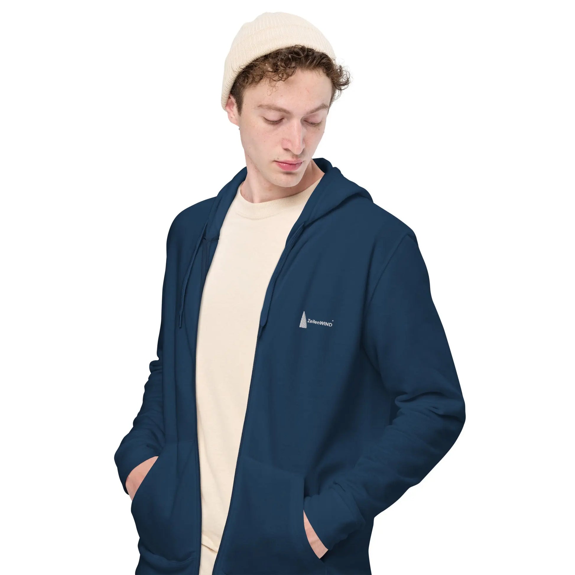 New ZW Unisex Standard Zip-Hoodie ZeilenWind